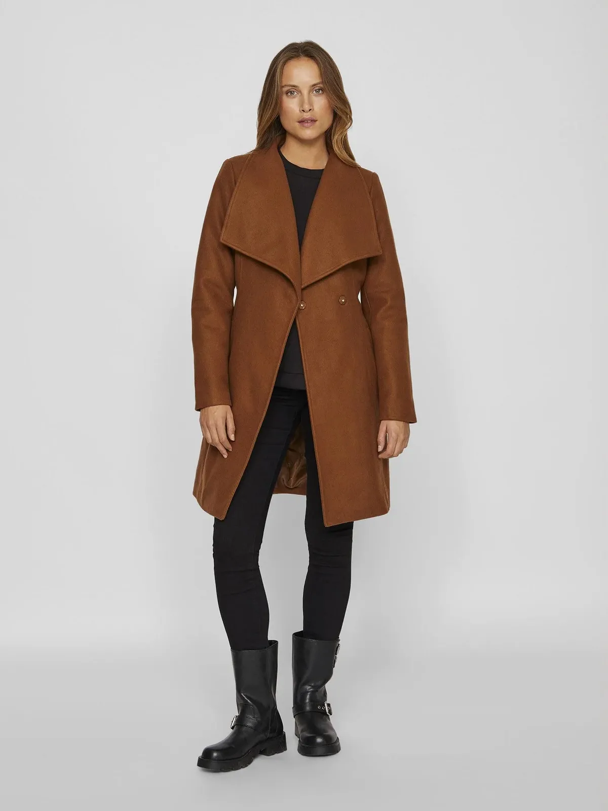 Пальто Vila С поясом, фото №5