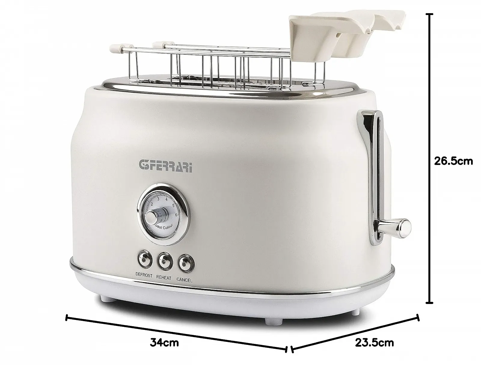 Тостер G3 Ferrari Artista G10134 Нержавіюча сталь Чорний, фото №7