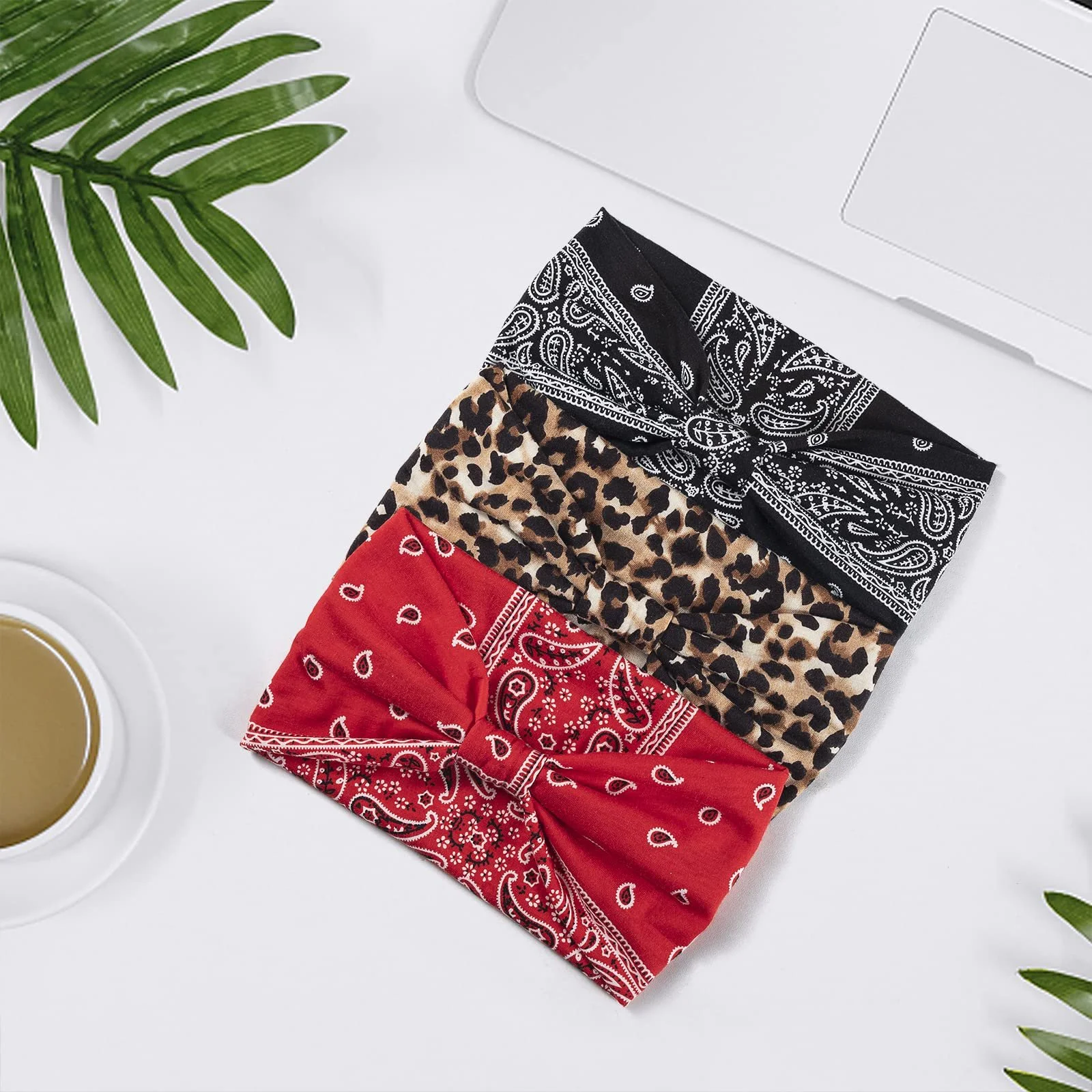 Пов'язка на голову жіноча широка в стилі бохо, фото №4 Пов'язка на голову жіноча широка в стилі бохо, фото №4