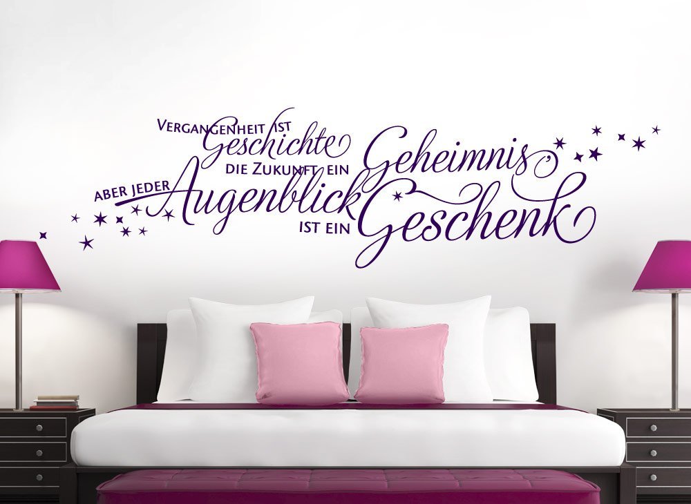 Наклейка на стіну Grandora W3024 Past is History + Stars 140 x 36 см Black, фото №2