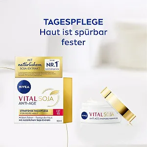 Денний крем NIVEA VITAL Soja Anti-Age SPF 15 50 мл synthetic.ua - Фото 1