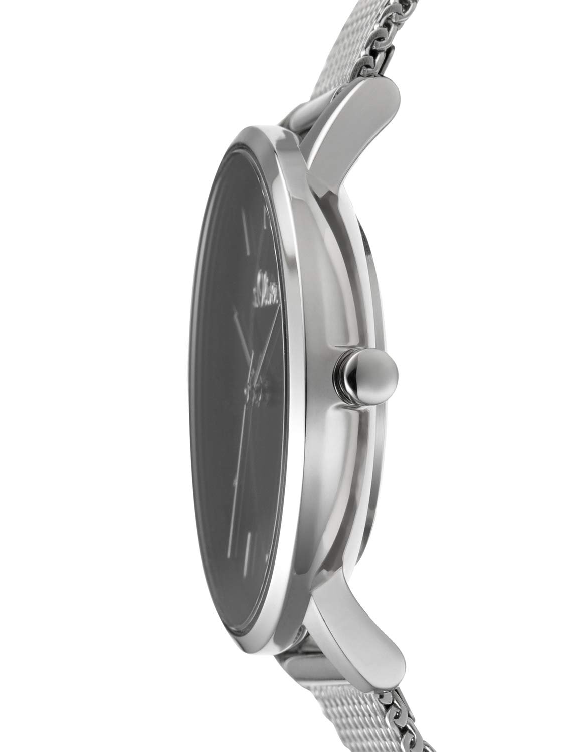 Женские аналоговые кварцевые наручные часы s.Oliver с кожаным ремешком, фото №5