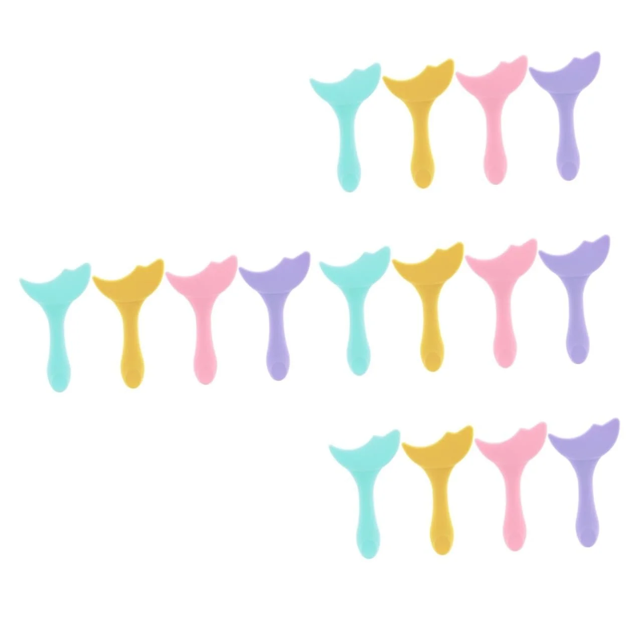 Трафарет для стрілок Beavorty Силіконова форма для макіяжу очей, тіней, брів, захисний екран, набір 16 штук, фото №1