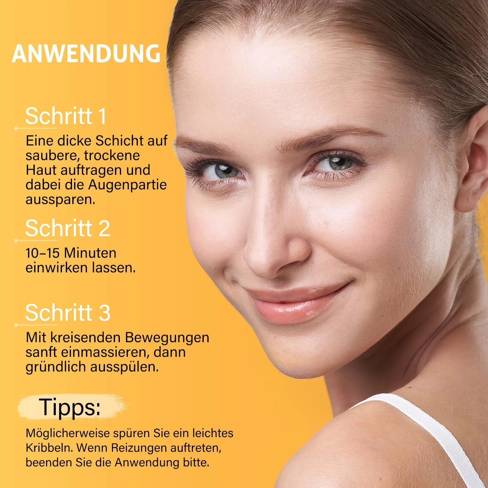 Маска для обличчя з гарбузовими ензимами для освітлення та відлущування, фото №7