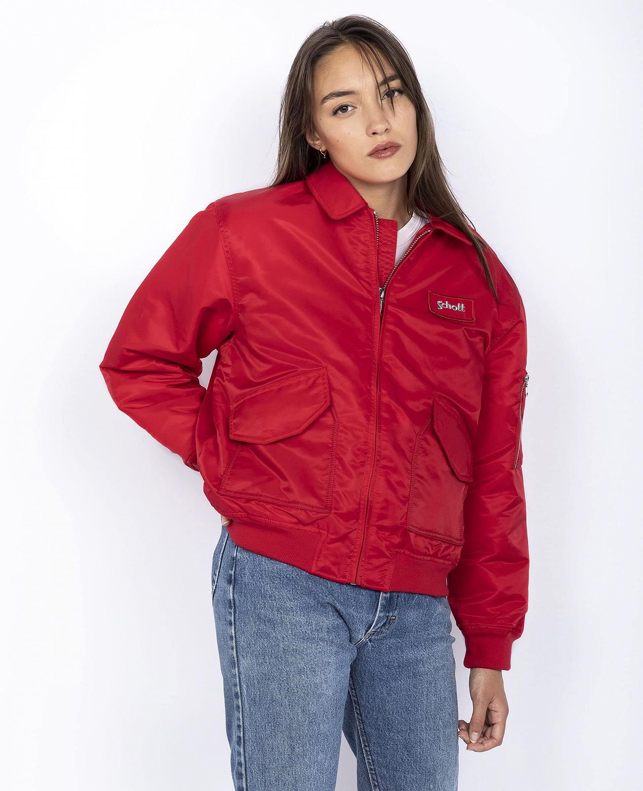Куртка Schott NYC Danwrs CWU свободного кроя Bulkhead, фото №4