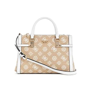 Купити Сумка GUESS Loralee Status Satchel White Logo - Фото 1 Сумка GUESS Loralee Status Satchel White Logo - Фото 1