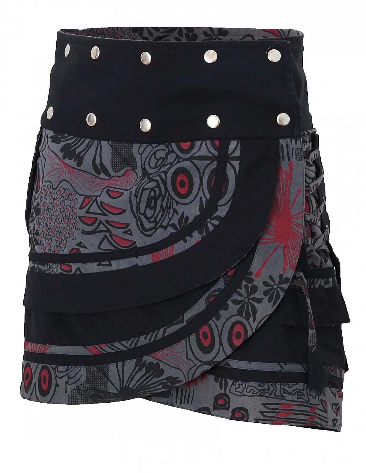 Спідниця-запаска жіноча Purewonder SK196, бавовняна з кишенею, фото №8