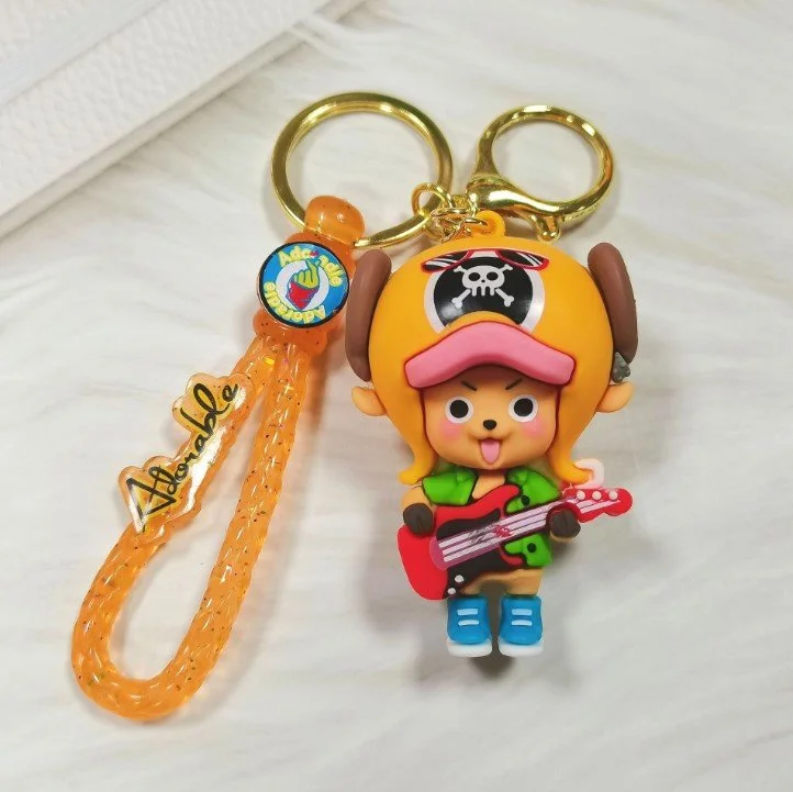 Брелок Ван піс One Piece Тоні Тоні Tony Tony дитячий брелок на рюкзак, ключі жовтий 6 см, фото №4 Брелок Ван піс One Piece Тоні Тоні Tony Tony дитячий брелок на рюкзак, ключі жовтий 6 см, фото №4