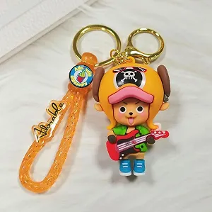 Брелок One Piece Tony Tony на рюкзак, ключі, жовтий, 6 см synthetic.ua - Фото 1