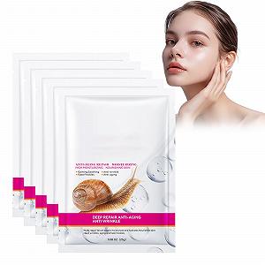 Маска для лица Rostblant Collagen 5 шт, глубокое увлажнение, для женщин, увлажняющая, органическая маска для лица против старения - Фото 1