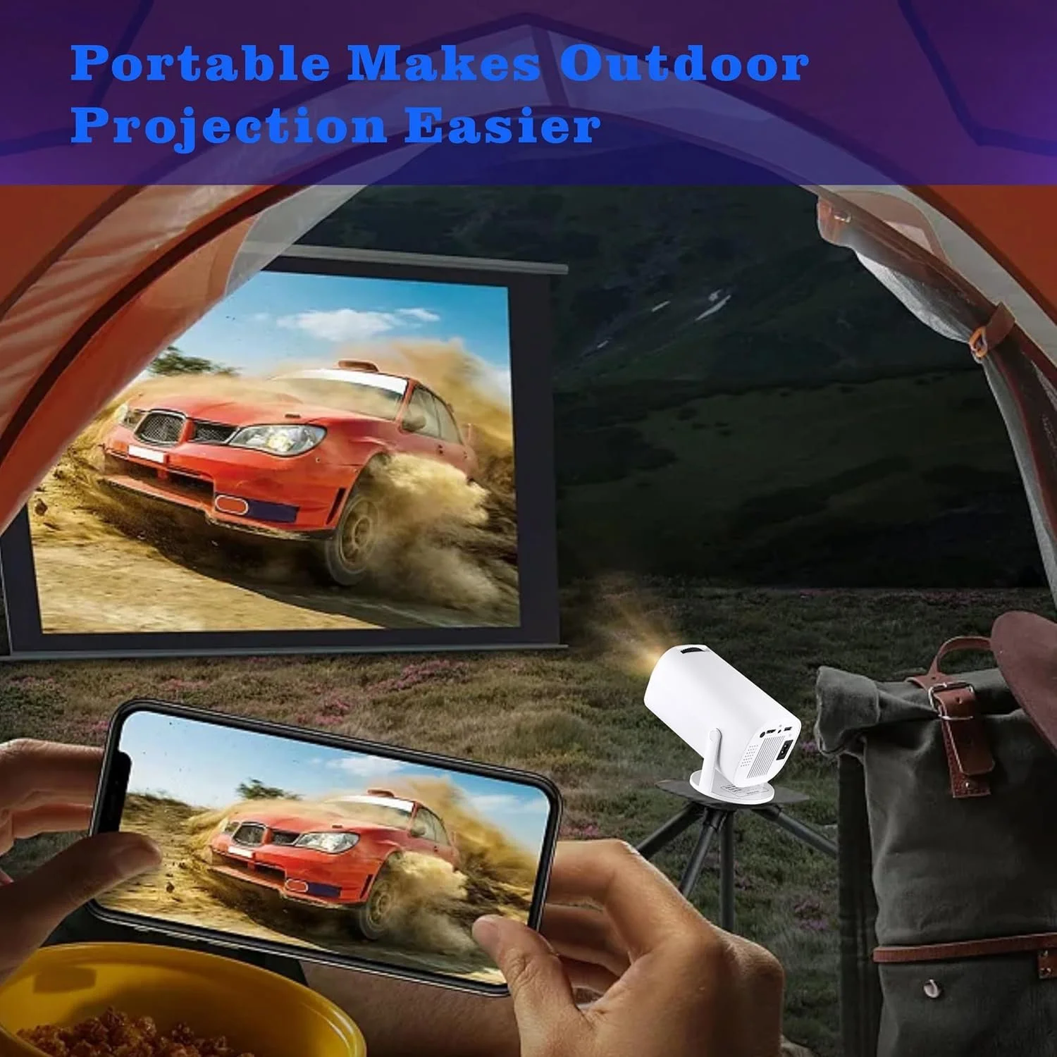 Проектор Hongtop P30 HD Wi-Fi Bluetooth Android 11, фото №5 Проектор Hongtop P30 HD Wi-Fi Bluetooth Android 11, фото №5