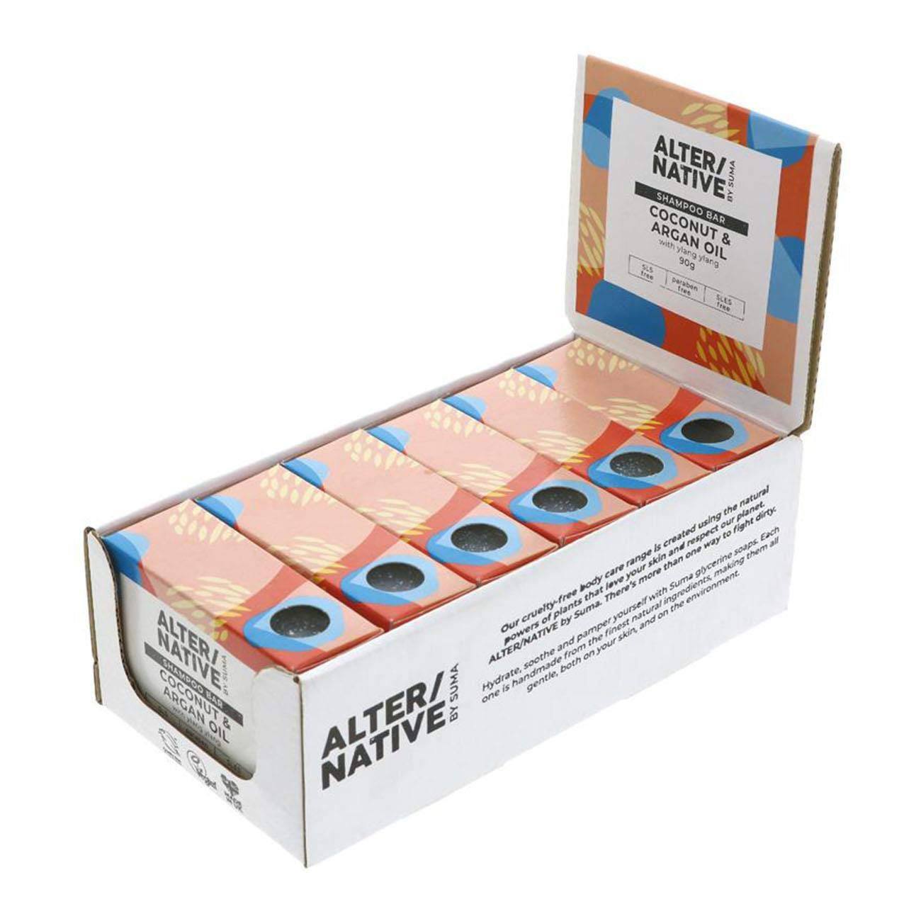Шампунь-бар Alter/Native Coconut and Argan Glycerin 90 г, фото №3