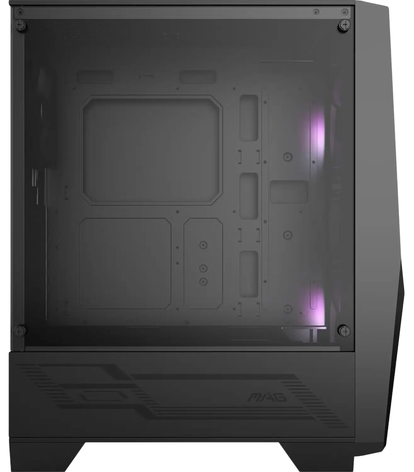 Корпус MSI MAG Forge 100R / без БЖ /Mid Tower / ARGB / Tempered Glass /  USB 3.2 / 3x120mm Fans / Чорний, фото №8