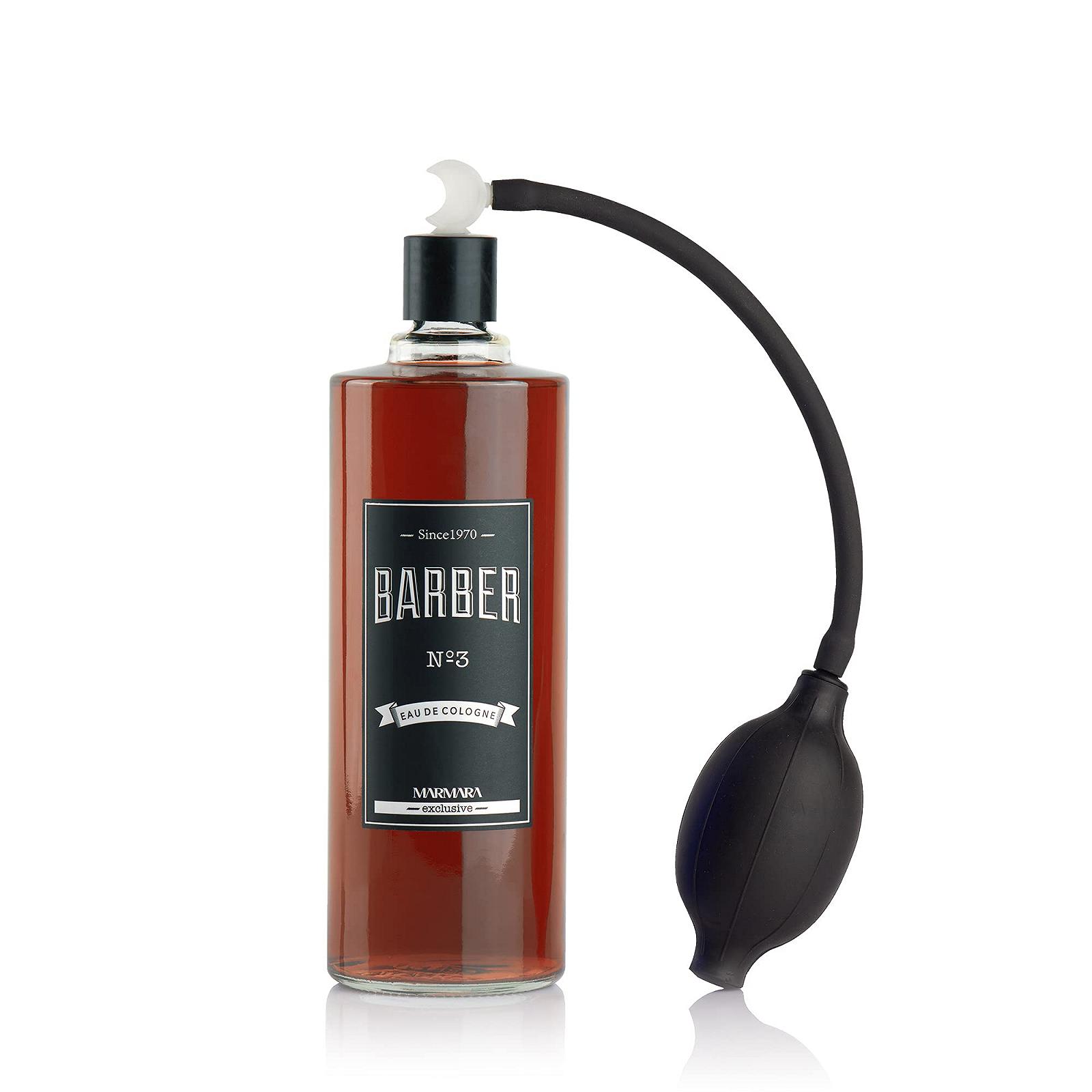 Eau de Cologne BARBER MARMARA No.3 з кульковим дозатором у скляній пляшці 1 x 500 мл, фото №1