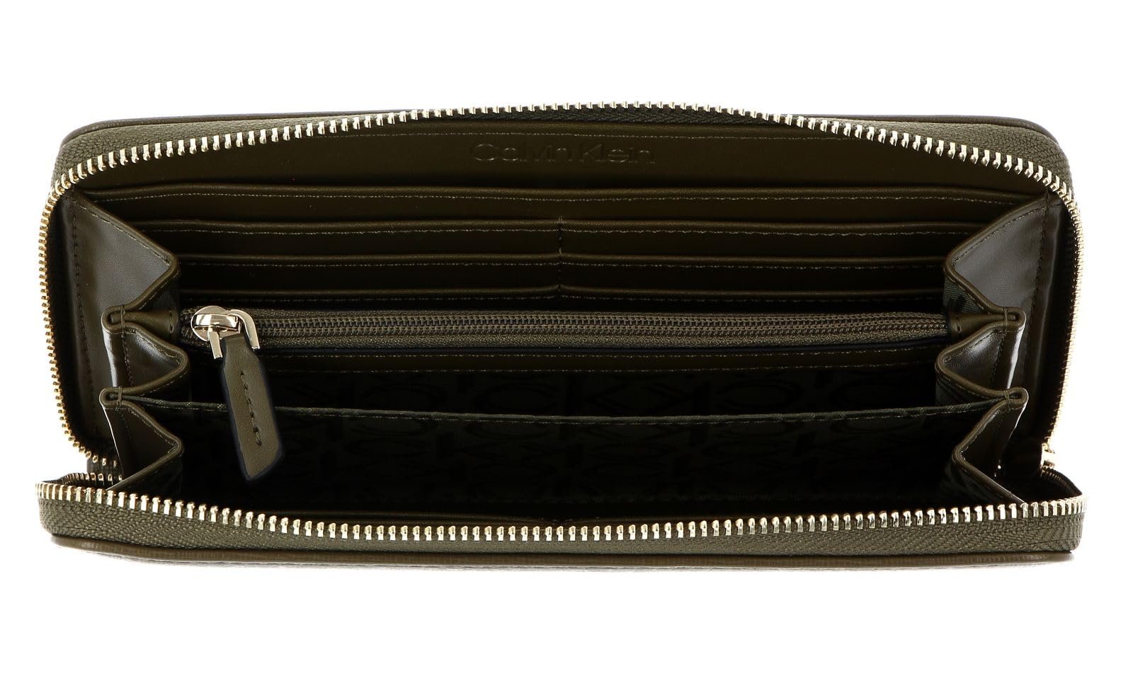 Кошелек Calvin Klein Saffiano Zip Around Winter Moss, Winter Moss, фото №2