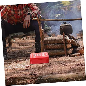 Ящик Sosoport 2 Box для виживання в дикій природі, металевий ящик для зберігання речей для виживання, багатофункціональний synthetic.ua - Фото 1