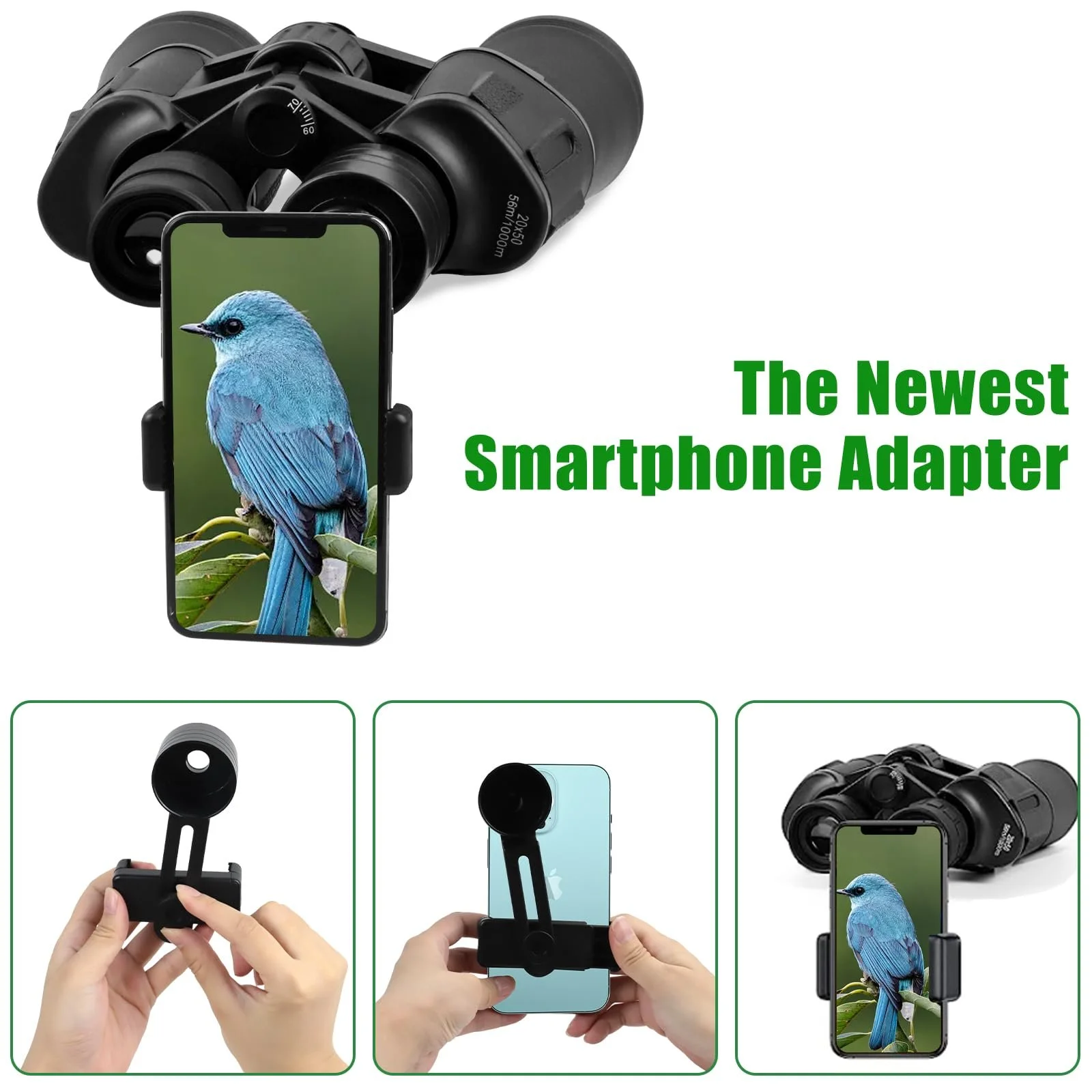 Бінокль 20 x 50 High Power HD Waterproof BAK4 FMC, фото №5