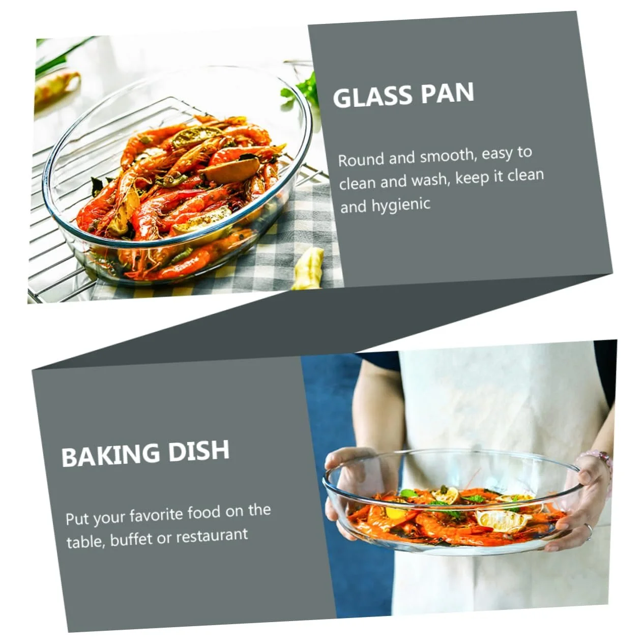 Форма для запікання Sosoport скляна овальна 2400 мл, фото №4