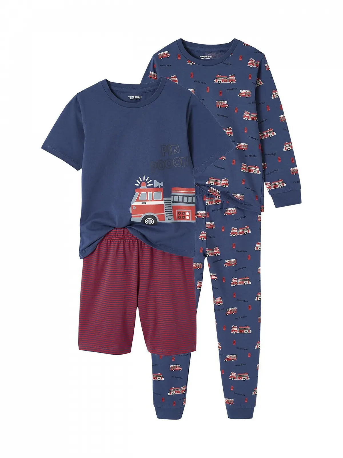 Комплект пижам Vertbaudet из 2 предметов: длинная и короткая Oeko-Tex, фото №3