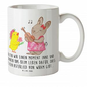 Детская кружка Mr. & Mrs. Panda Весеннее настроение Пасха. Характеристики: 300 мл - Фото 1