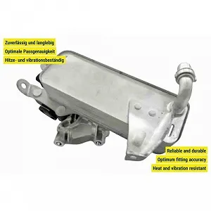 Масляний радіатор двигуна VEMO Green Mobility Parts V20-60-0010 для BMW synthetic.ua - Фото 1