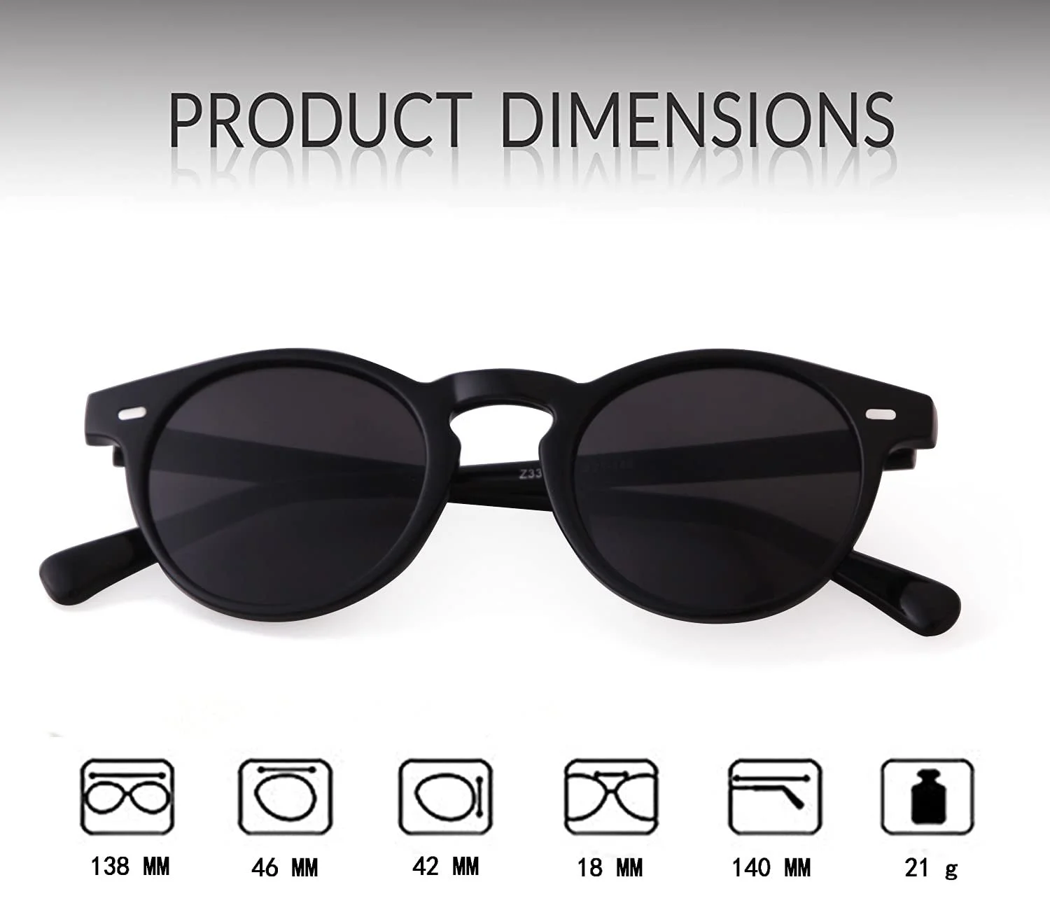 Круглі сонцезахисні окуляри ADEWU Жіночі Маленькі UV400 захист Ретро Вінтаж, фото №2 Круглі сонцезахисні окуляри ADEWU Жіночі Маленькі UV400 захист Ретро Вінтаж, фото №2