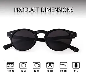 Круглые очки ADEWU Женские Маленькие UV400 защита Ретро Винтаж synthetic.ua - Фото 1