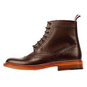 Ботинки Ben Sherman Arthur Кожаные Коричневые synthetic.ua - Фото 1