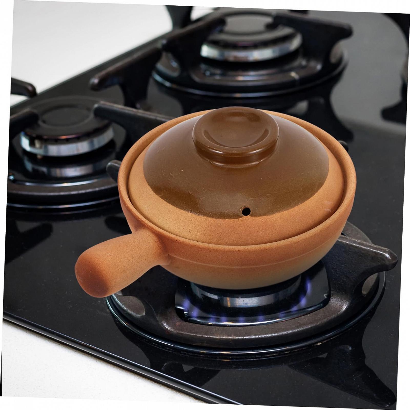 Керамічний горщик Sosoport для приготування рису з кришкою, фото №4