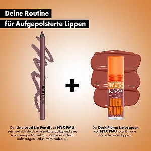 Набор Блеск для губ NYX Professional Makeup Duck Plump Lip Lacquer Mauve Out My Way + Карандаш для губ NYX Professional Makeup Line Loud 16 Magic Maker synthetic.ua - Фото 1