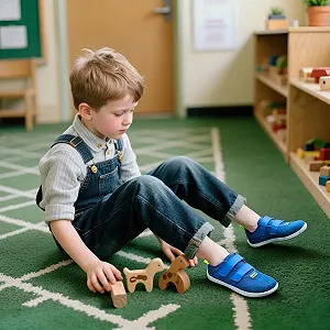 Кросівки IceUnicorn Дитячі широкі Кросівки для хлопчиків і дівчаток Мінімалістичні synthetic.ua - Фото 1