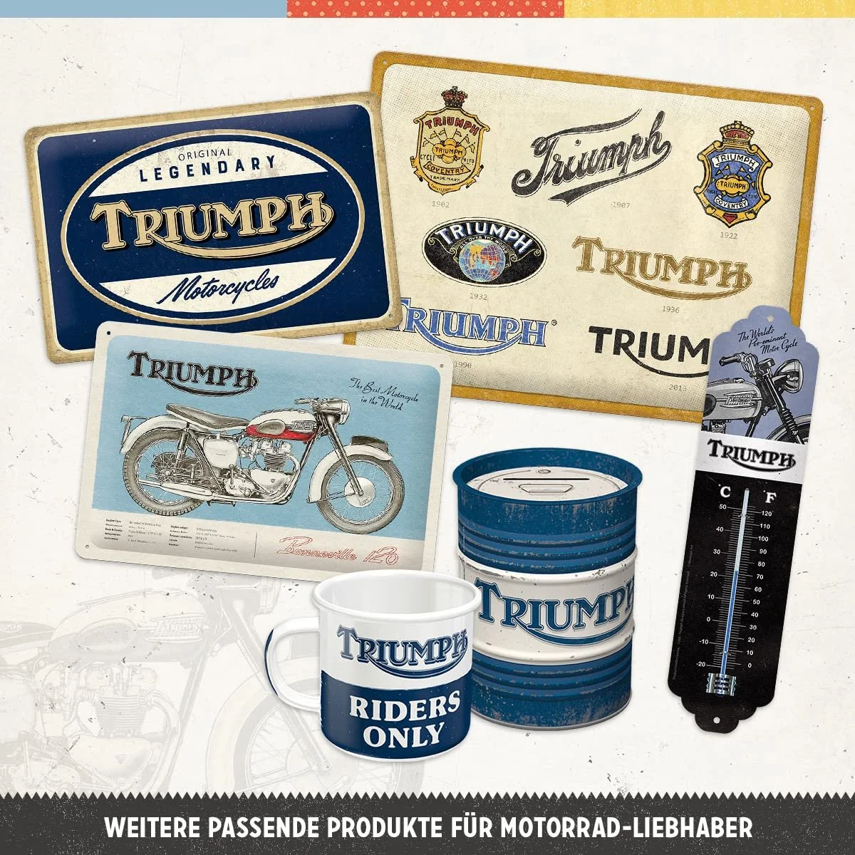 Скарбничка Nostalgic-Art Retro Triumph Oil Barrel 600 мл OLP Металева Вінтажна, фото №4