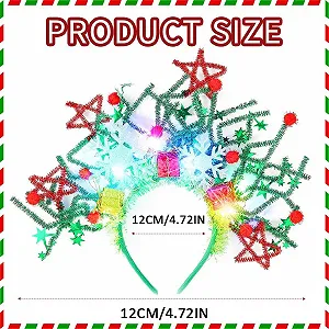 Световой рождественский обруч Zoestar LED synthetic.ua - Фото 1