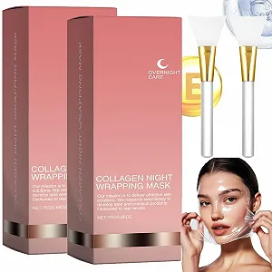 Маска Нічна Collagen Обгортаюча Маска Collagen Peel Off Pack of 2 - Фото 1