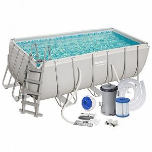 Бассейн прямоугольный каркасный семейный сборной Bestway 56456 Power Steel Frame Pool 412х201х122 см int_56456BW Бассейн прямоугольный каркасный семейный сборной Bestway 56456 Power Steel Frame Pool 412х201х122 см int_56456BW