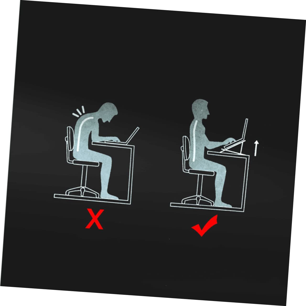 Підставка для ноутбука GALPADA Дерев'яна портативна, фото №9