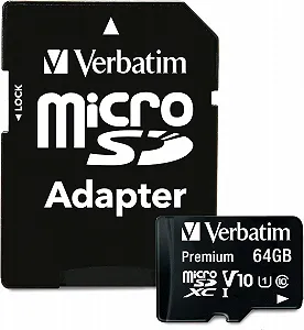 Купити Карта пам'яті Verbatim Premium microSDHC 64 ГБ Class 10 90 МБ/с з адаптером - Фото 1 Карта пам'яті Verbatim Premium microSDHC 64 ГБ Class 10 90 МБ/с з адаптером - Фото 1