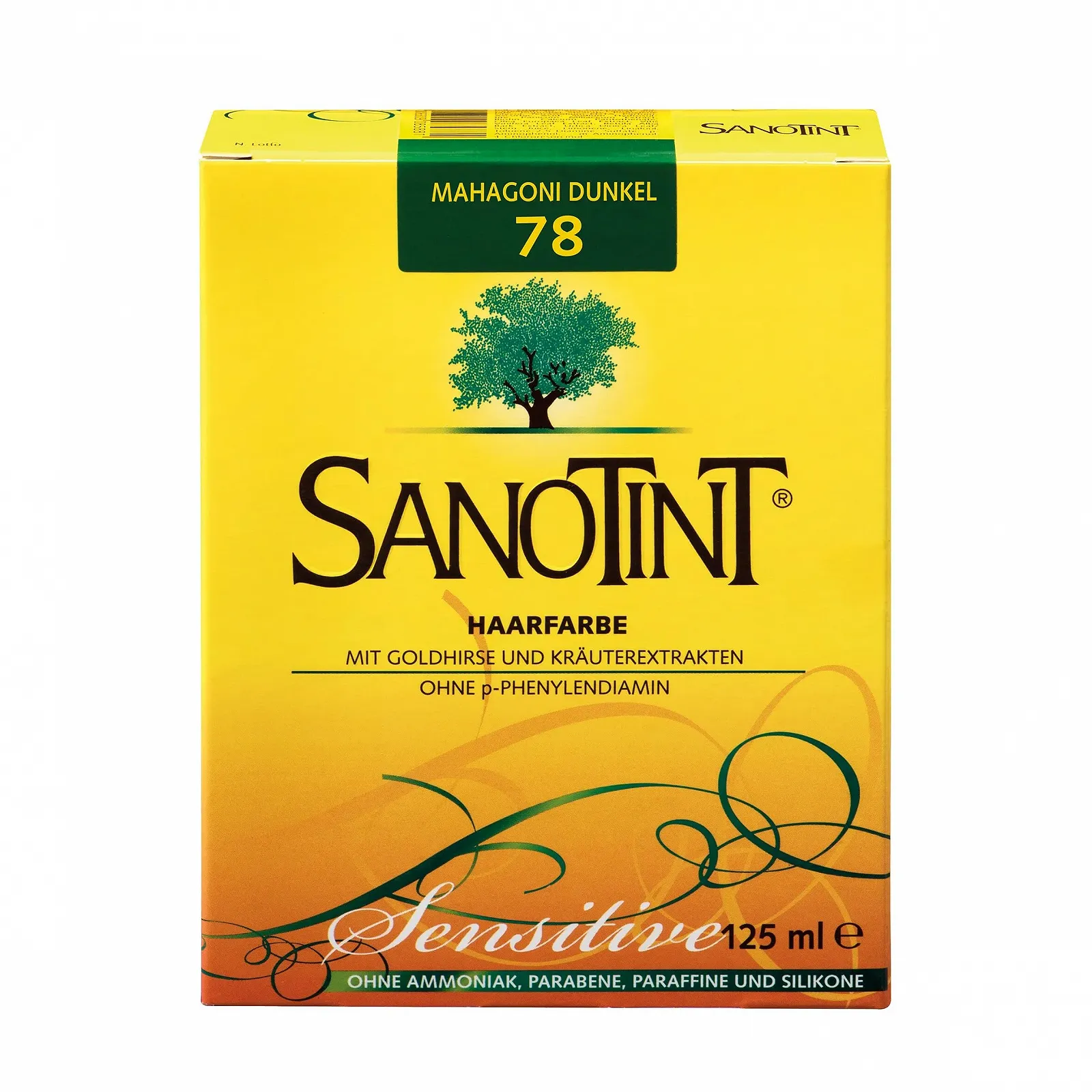 Фарба для волосся Sanotint Mahogany 78, 125 мл, фото №2 Фарба для волосся Sanotint Mahogany 78, 125 мл, фото №2