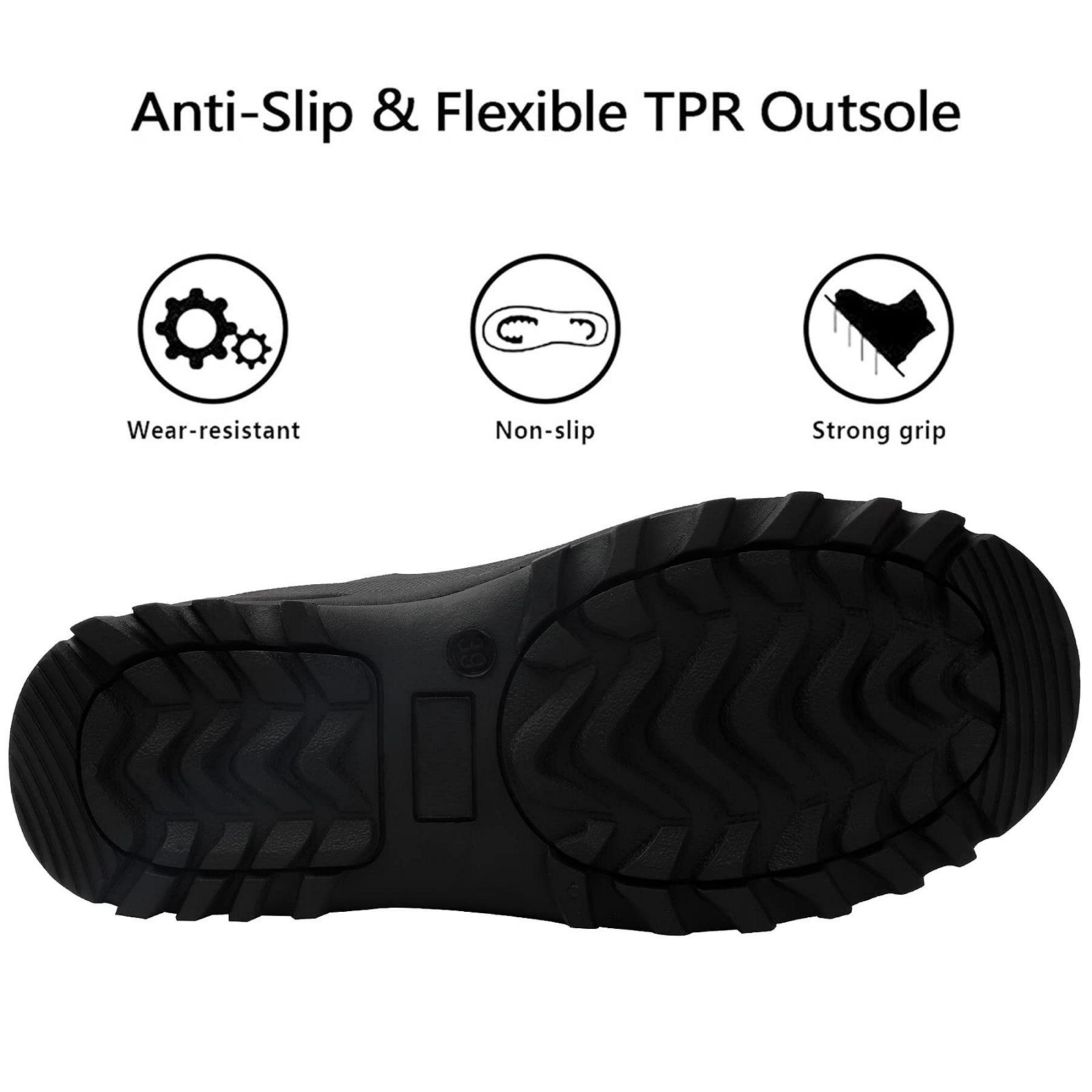 Трекинговые ботинки Riemot Водонепроницаемые Slip-on Легкие Нескользящие Уличные Зимние Сапоги Размер 37-47, фото №4