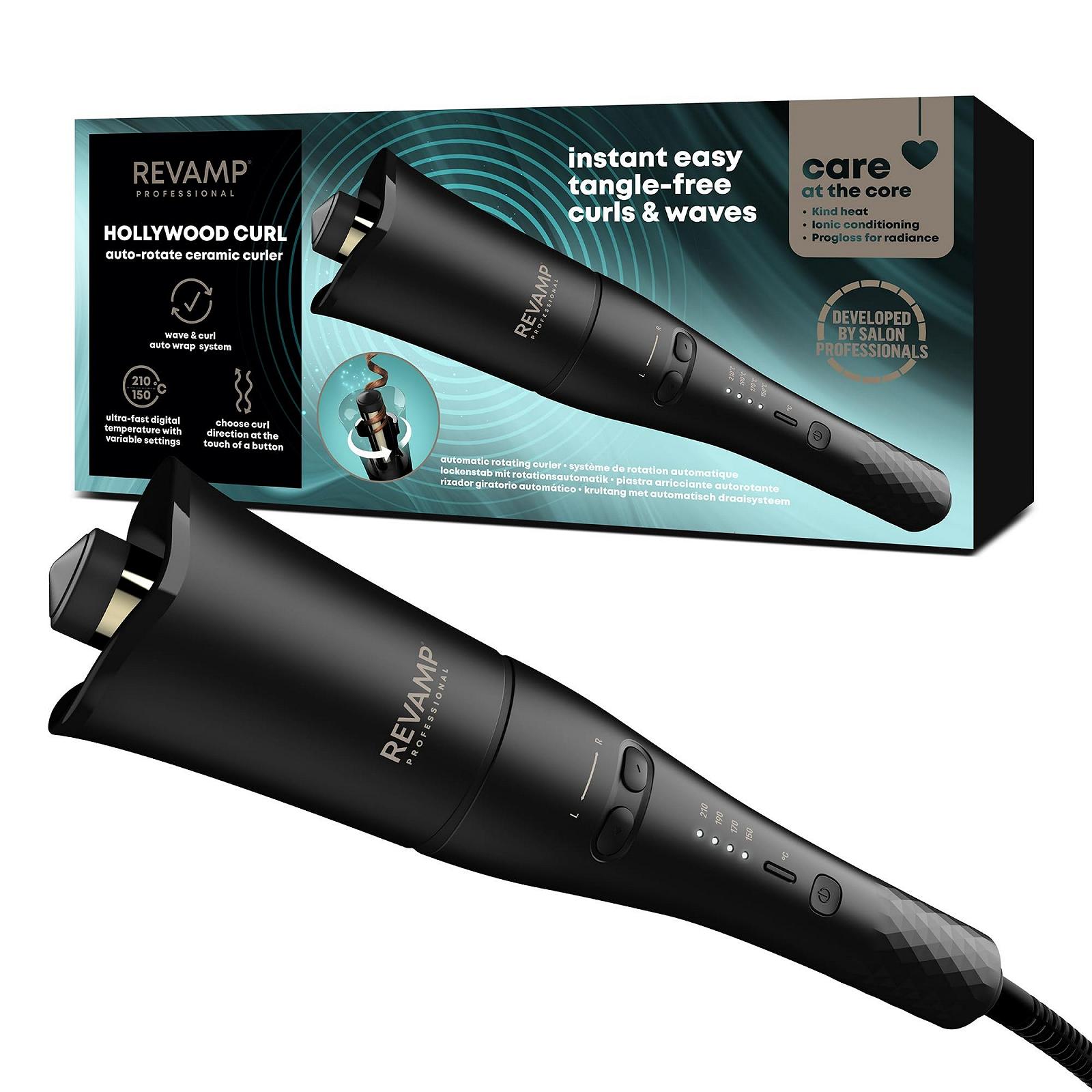 Автоматична плойка Revamp Progloss Hollywood Curl іонна технологія з оліями Progloss, фото №1