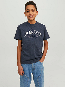 Футболка Jack&Jones BRANDING TEE SS CREW NECK JNR 12235498, Темно-синий, S - Фото 1