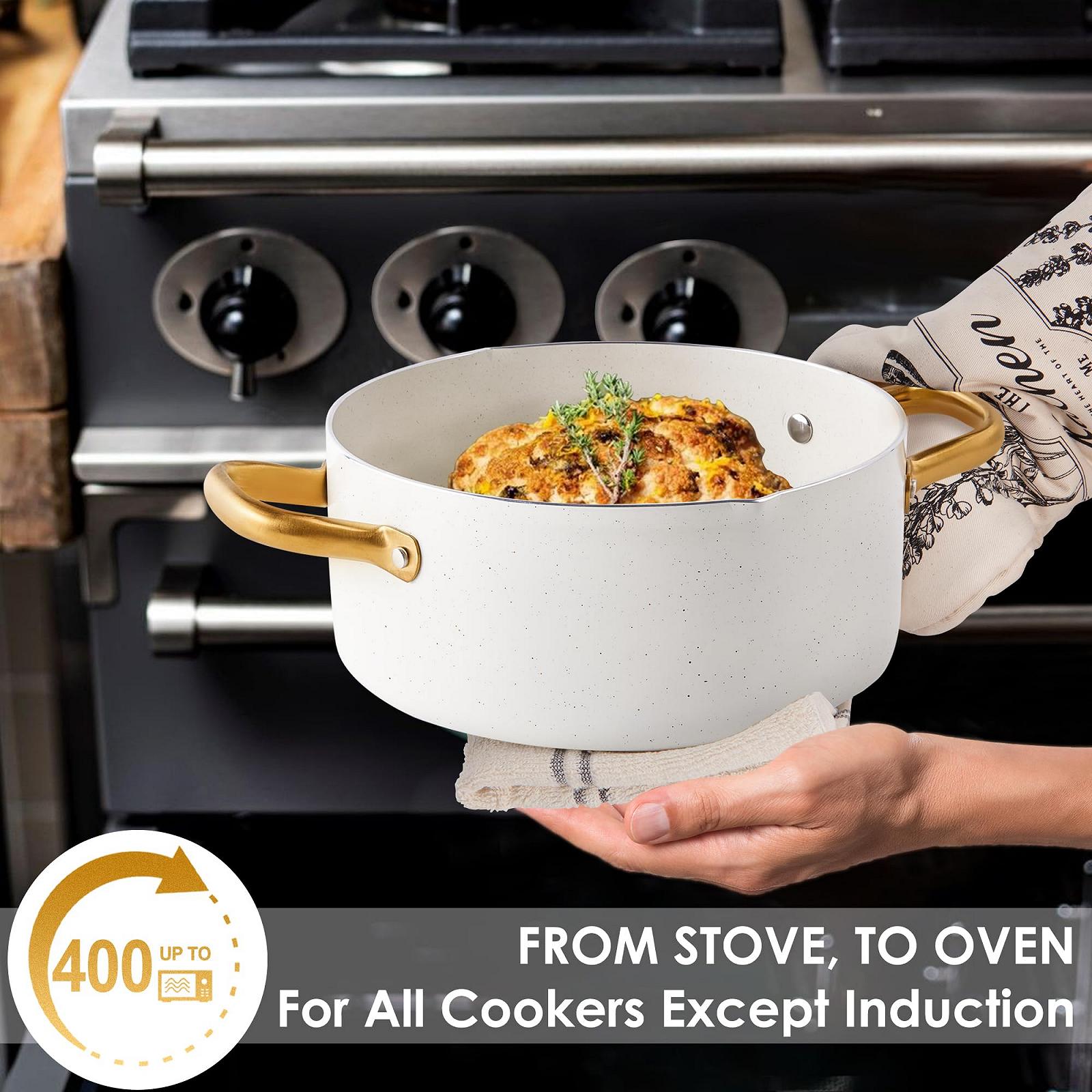 Набір посуду VONIKI Non-Stick 16 Pieces Non-Toxic, фото №6