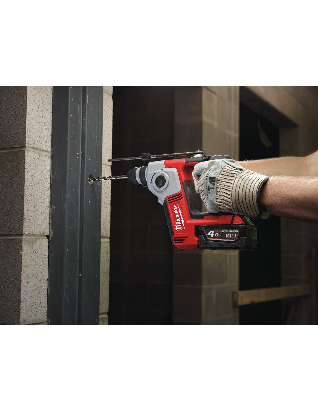 Milwaukee SDS+ Compact 18V 1.2J Epta M18 Bra, фото №6