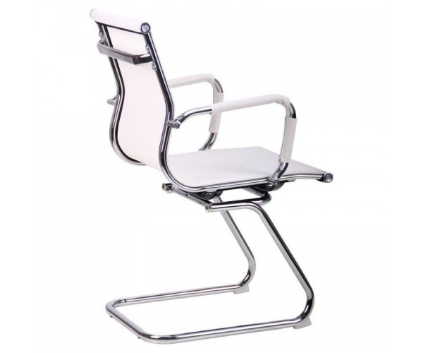 Офісне крісло для відвідувачів Art Metal Furniture Slim Net CF XH-633C білий 513581, фото №3