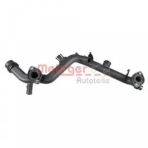 Трубка охлаждающей жидкости METZGER 4010198 для AUDI, головка цилиндра, спереди synthetic.ua - Фото 1