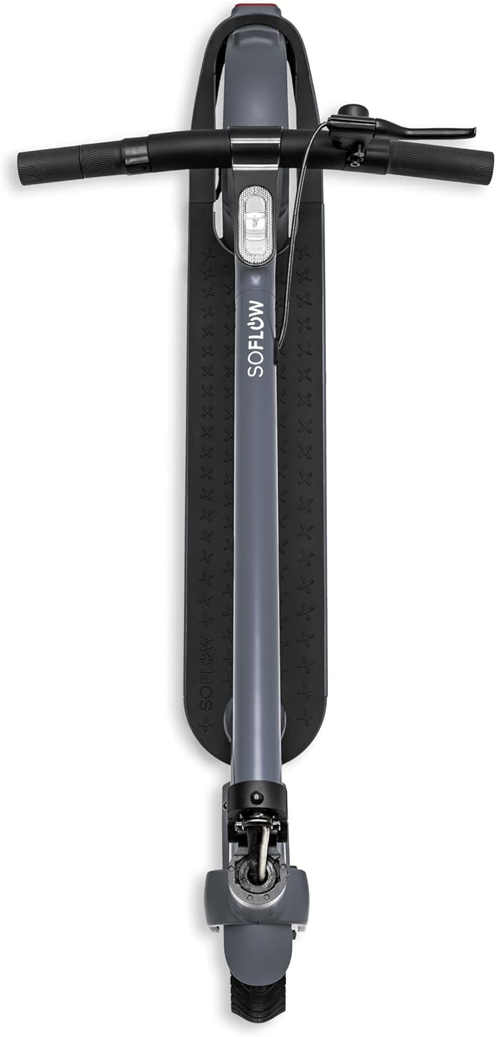 Электросамокат SOFLOW SO ONE (WO vers.) / до 30 км запас хода / 350 Вт / 9" колеса / 120 кг нагрузка / 25 км/ч /  Черный, фото №6