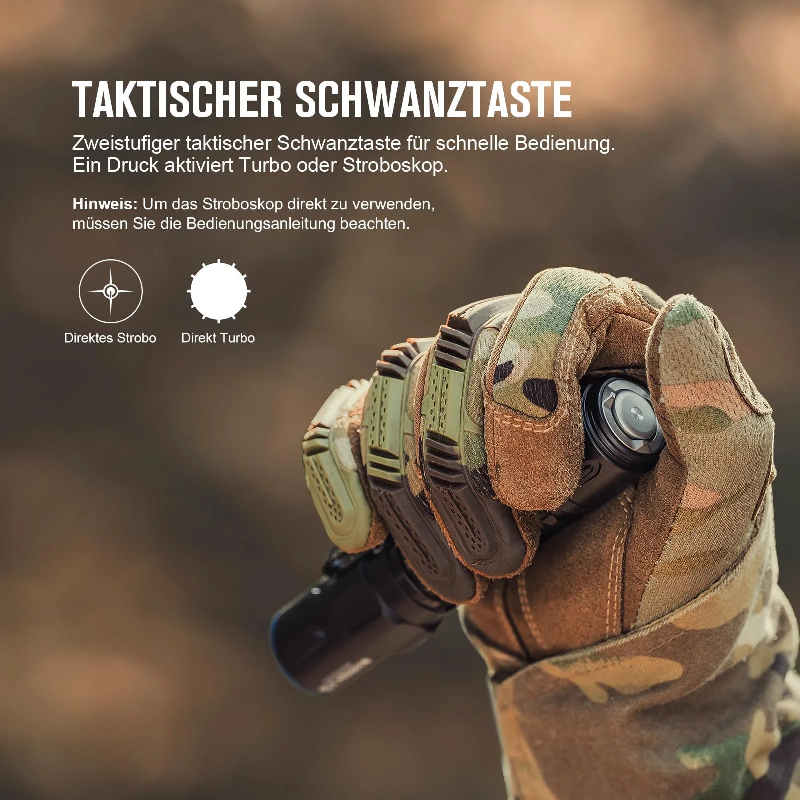 Тактичний ліхтар OLIGHT Warrior 3S 2300 люмен Чорний, фото №6