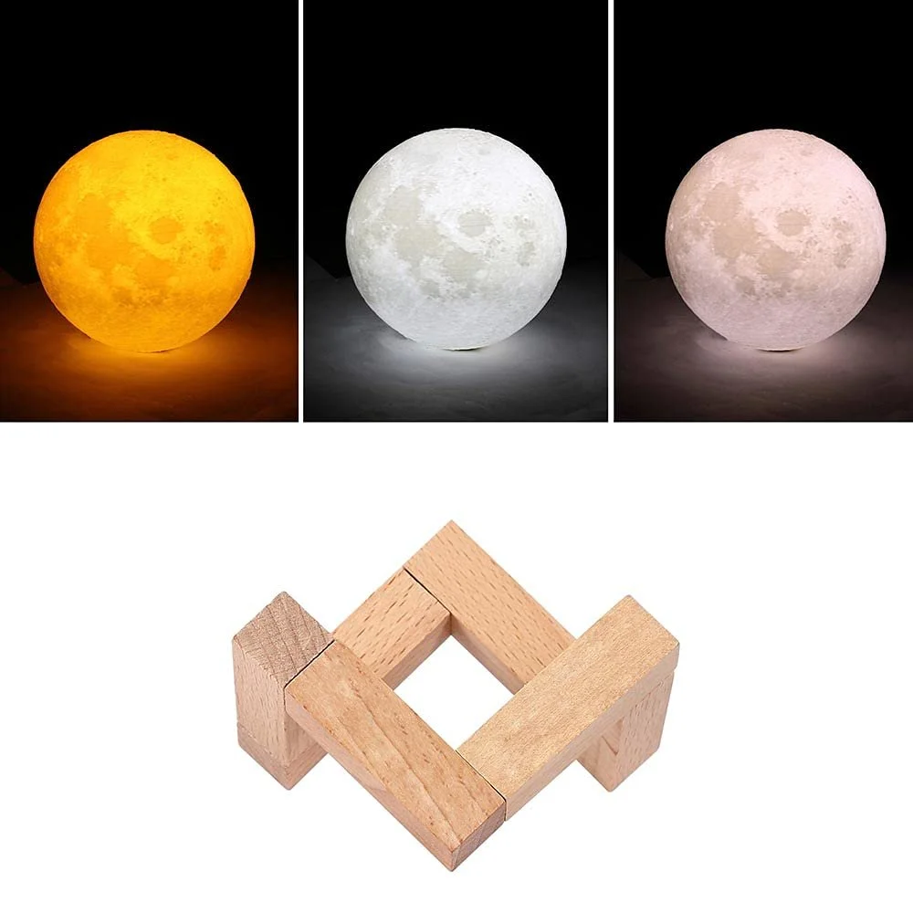 Настільна лампа BAKAJI Moon Shape LED 15 см, фото №4