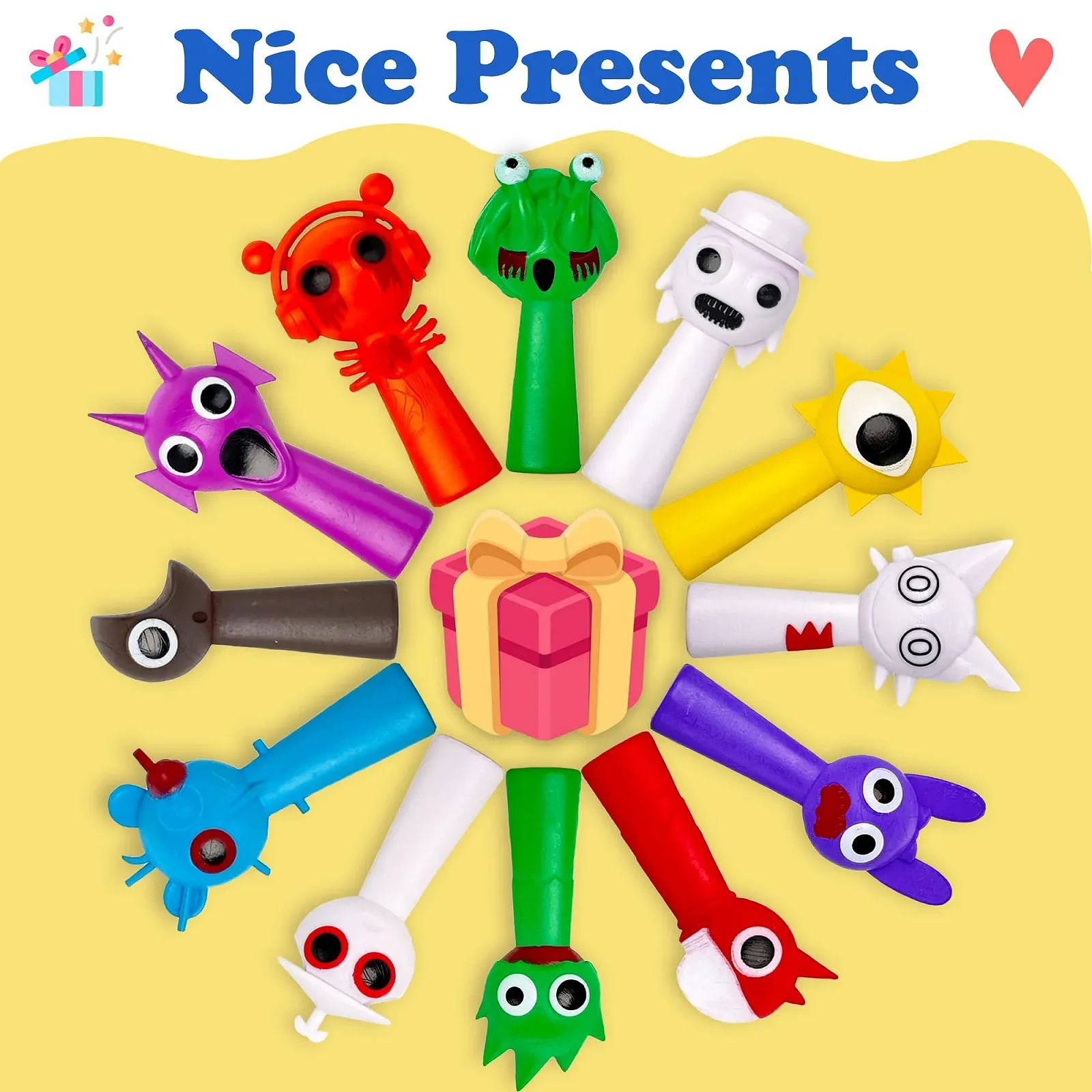 Набір ігрових фігурок Gensly 12 шт. Multi-color, фото №3