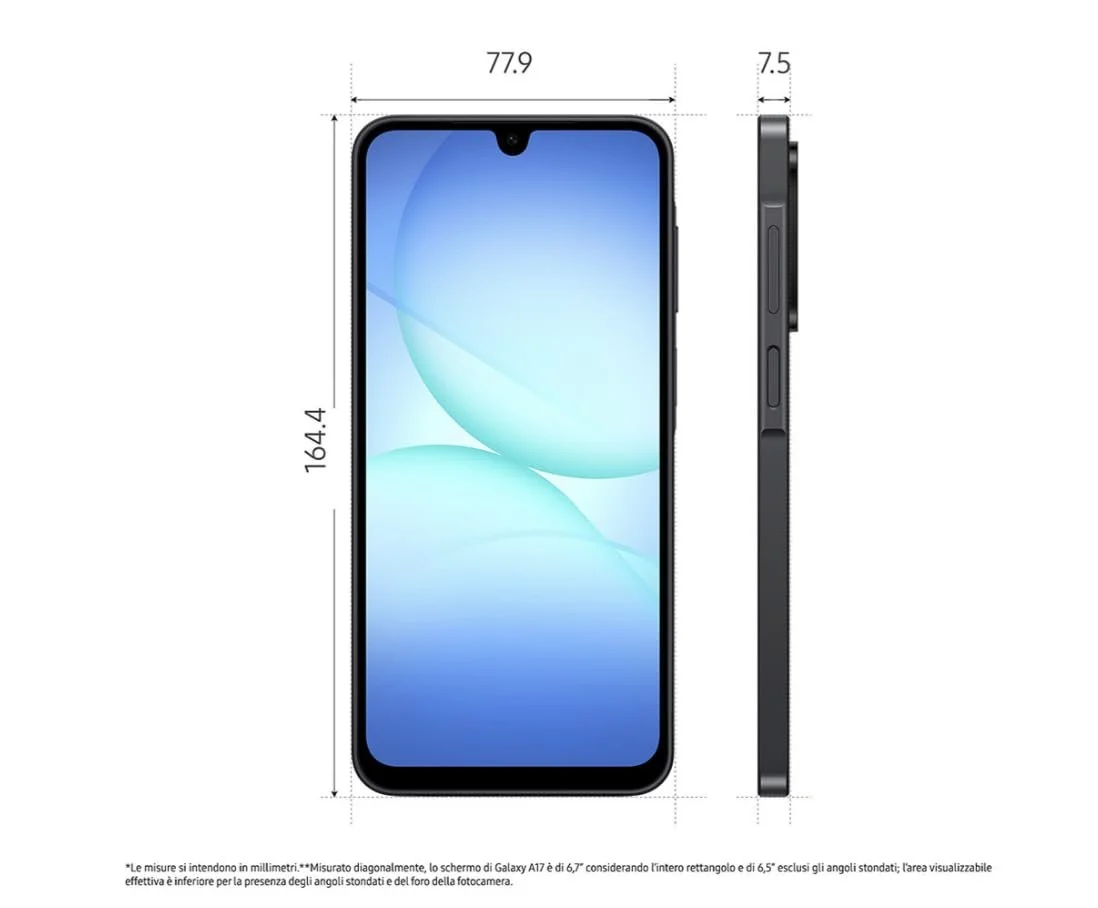 Смартфон Samsung Galaxy A17 Dual SIM 4/128GB Black, фото №3